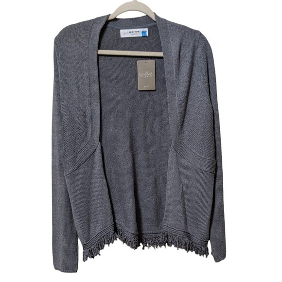 NWT Anthropologie Sparrow cotton blend cardigan medium fringe - Picture 1 of 9